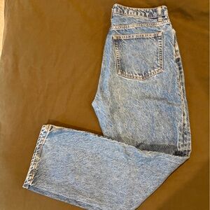 Reformation Cynthia High Rise Straight Jeans Blue - Size 30